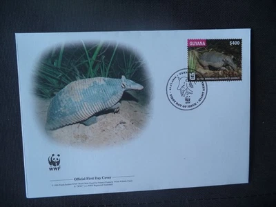 WWF/2016/ARMADILLO GIGANTE/2016/JUEGO DE CUATRO FDC Foto 1 de 4