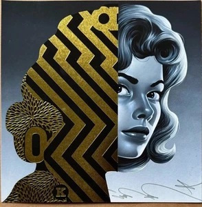 Póster mini impresión artística firmado por Tristan Eaton LE “A OK” 8x8 Kid Rob - Imagen 1 de 6