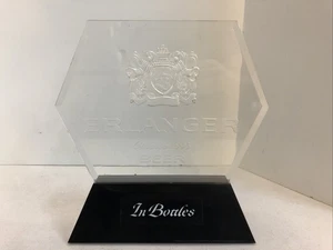 Vintage 1980 Erlanger In Bottles Light-Up Translucent Sign - Picture 1 of 7