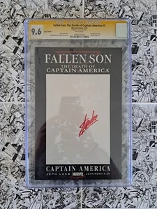 🔥FALLEN SON: DEATH OF CAPTAIN AMERICA #3 CGC SS 9.6 BLANKO SIGNED BY STAN LEE🔥 - Bild 1 von 2