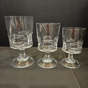 Set of 4 Each - (S) (M) (L) Vintage Cristal D'Arques Wine Glasses (#216,217,218) - Picture 1 of 10