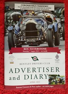Bentley Drivers Club Advertiser and Diary Magazine APRIL 2021