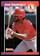 1989 Donruss Jose Oquendo St. Louis Cardinals #319