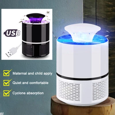 MIGNOVA Bug Zapper Light Bulb Mosquito Killer Lamp USB LED Electronic Insect Fly Killer