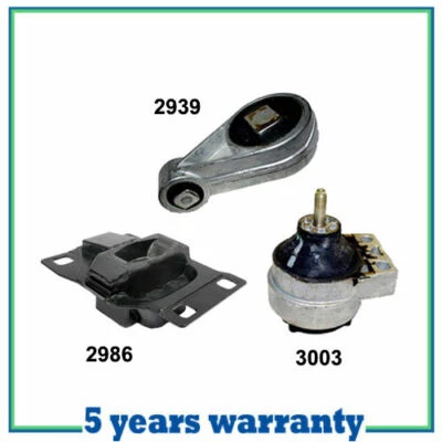M647 Engine Motor & Trans Mount Set Of 3PCS For 2000-2003 Ford Focus 2.0L DOHC - Image 1 of 4
