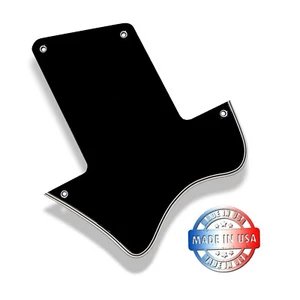 Wide Bevel 5 Ply Black/White Pickguard for 2015 Gibson Les Paul 100 Special DC - Picture 1 of 7