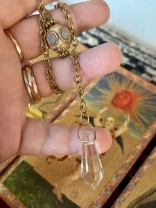 Pendulum Hand Made Antique Historical Strega Aunt Elza Heirloom Jewels - Picture 1 of 4