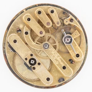 Reloj Bolsillo Antiguo Cuerda Llave S. C. Salzman, 33,7 x 9,6 mm Movimiento - Imagen 1 de 5