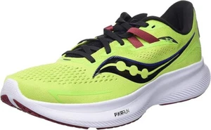 Saucony Ride 15 Running Shoes Mens Lime Size 7 S20729-25 New in Box Free Shippin - Picture 1 of 5