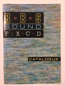 Vintage 1988 BBC Sound FXCD Catalogue Effects CD Production Library Booklet 80s - Picture 1 of 8