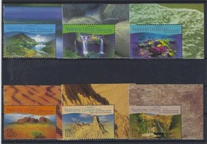 v5286 UNO Genf/ Landschaften MiNr 363/68 ** m.Eckrand - Imagen 1 de 1