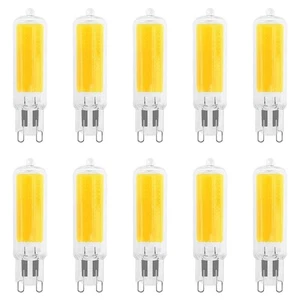 Luxrite G9 LED Bulb Dimmable 50 Watt Equivalent 3000K 450LM ETL Listed (10 Pack) - Picture 1 of 6