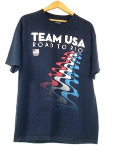 Camiseta Team Apparel USA Road to Rio Olympics XL azul manga corta - Imagen 1 de 7