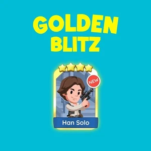 HAN SOLO - 4 STAR STICKER GOLDEN BLITZ MONO GO EVENT - Picture 1 of 1