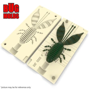 Cebo Hágalo Usted Mismo Molde de Pesca Cebos de Plástico Suave Señuelo Plastisol Bass JesterCraw - Imagen 1 de 3