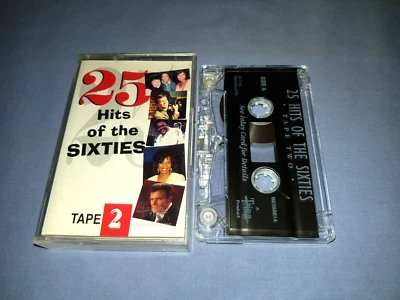 V/A 25 HITS OF THE SIXTIES TAPE 2 CASSETTE TAPE (PS #122) - Image 1 of 2