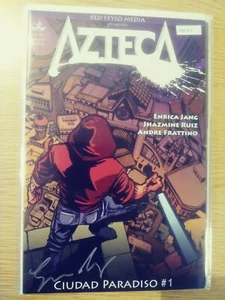 Azteca: Ciudad Paradiso #1 Signed High Grade 9.4 Red Stylo Media Comic PA8-255 - Picture 1 of 2
