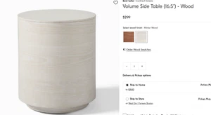 West Elm Volume Side Table - Picture 1 of 1