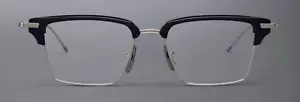 Thom Browne ACETATE AND TITANIUM RECTANGULAR EYEGLASSES Size 52 - Picture 1 of 4