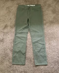 JOHN VARVATOS Bowery awesome Green denim jeans slim straight size 32x32