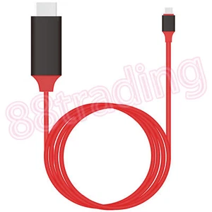 TYPE C USB TO HDMI HDTV CABLE ADAPTER TV AV OUT FOR SAMSUNG PHONES 2 - Picture 1 of 6
