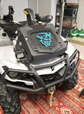 2016-2021 Can-Am Outlander XMR 450 570 650 850 1000 Demon Radiator Cover BLUE - Image 1 of 4