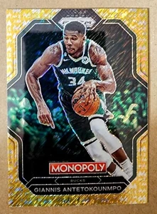 2022-23 Panini Prizm Monopoly Giannis Antetokounmpo Gold Money Shimmer /500 PS3 - Picture 1 of 2