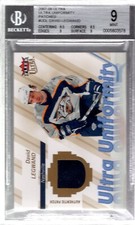 2007-08 David Legwand Ultra Uniformity Patches #UDL 25/25 Predators BGS 9