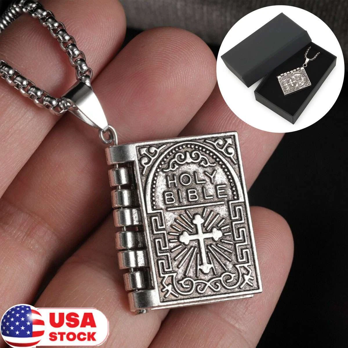 アンティーク　ヴィンテージ　ホーリーバイブル　ペンダント　聖書 bible pendant products for sale | eBay