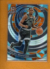 Malaki Branham 2022-23 Panini Spectra Rookie Asia Blue & Orange Prizm RC /49