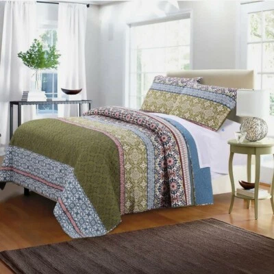 Greenland Home Fashions Shangri-La Set, 2 Piezas Doble Tamaño Nuevo Paquete Foto 1 de 4