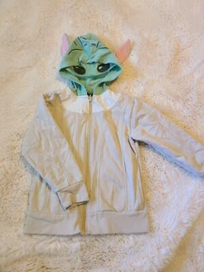 Disney Star Wars Mandalorian Baby Yoda Boys X- Small zip up hoodie Jacket Frog - Picture 1 of 7