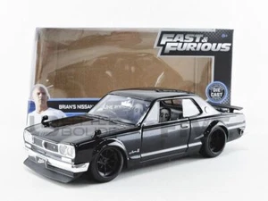 JADA TOYS 1/24 - NISSAN SKYLINE 2000 GTR - BRIAN FAST AND FURIOUS 99686BK - Imagen 1 de 6