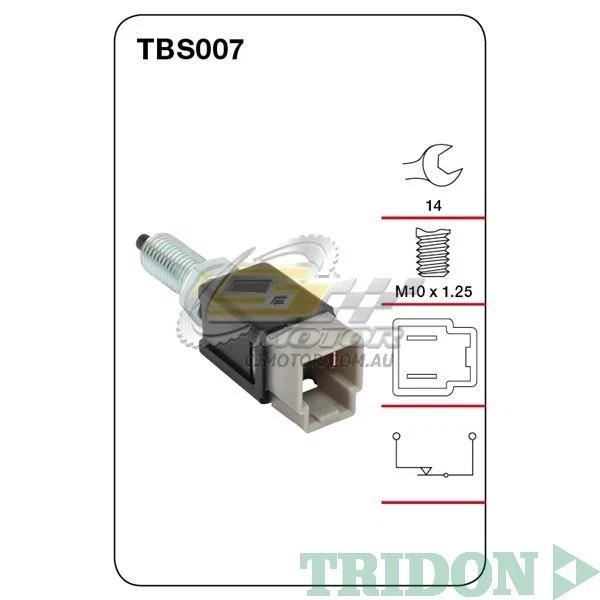 ПЕРЕКЛЮЧАТЕЛЬ СТОП-СИГНАЛА TRIDON для Nissan Navara 06/92-12/97 2,4 л (KA24E) 12 В - Изображение 1 из 1