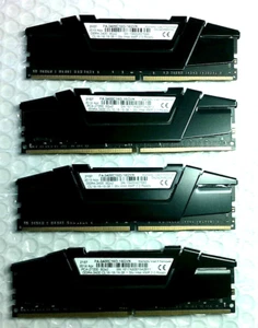 G.Skill Ripjaws V 32GB (4x8GB) DDR4-3400 CL16 (F4-3400C16D-16GVK) Desktop RAM - Picture 1 of 3