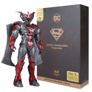 McFarlane Toys DC Multiverse Superman Figure Unchained Armour Patina Gold Label - Picture 1 of 13