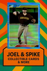 2020 Bowman Heritage Chrome Prospects Blue Refractors #92CPOM Owen Miller 03/99 - Picture 1 of 1