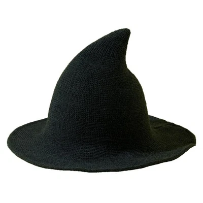 Sombrero de Bruja Halloween Brujas Sombrero Adulto Negro Bruja Sombreros para Mujeres Niñas Ancho B... Foto 1 de 4