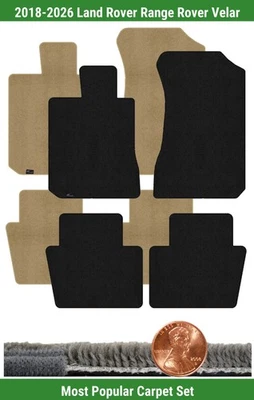 Juego de alfombrillas Ultimat personalizadas para Land Rover Range Rover Velar 18-26 (4 piezas) #VCS Foto 1 de 4