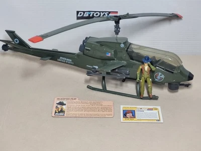 Helicóptero de colección GI Joe Dragonfly XH-1 ARAH 1983 - CASI COMPLETO - REPARADO Foto 1 de 4