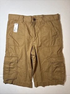 NWT YOUTH BOYS SIZE XL 18 URBAN PIPELINE KHAKI CARGO SHORTS COTTON - Picture 1 of 7