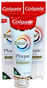 2x Colgate Total Plaque Release Toothpaste Gentle Mint Deep Clean Gum Health 95 - Picture 1 of 12
