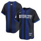 Maillot officiel équipe limitée Detroit Tigers Nike Navy City Connect 2024 taille M