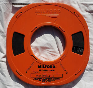Milford Profile Saw Band Saw Blade Coil 1/2 Width 10Tooth 54115 Vintage USA