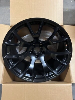 Dodge Charger Challenger SRT Widebody 20" llantas negras juego estilo rep 2719 Foto 1 de 4