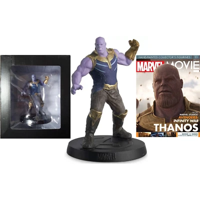Super Héros des Films Marvel Thanos 11 Figurines Eaglemoss Comics TV BD Avengers - Immagine 1 di 4