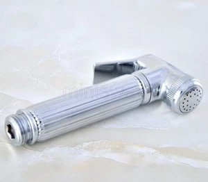 Bathroom Polished Chrome Bathroom Telephone Style Hand Held Shower Head mhh036 - Picture 1 of 6