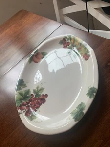 Royal Doulton Everyday VINTAGE GRAPE 13 1/2" Oval  Serving Platter - Picture 1 of 2