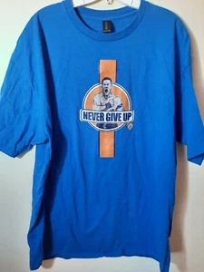 WWE John Cena “Never Give Up” TShirt X-Large "U can't C Me" on back New, No tags - Picture 1 of 3