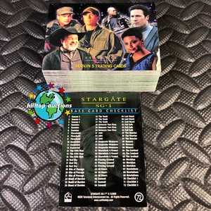 STARGATE SG-1 SEASON 5 72-CARD TV SHOW TRADING CARDS SET 2002 RITTENHOUSE ~L@@K~ - Picture 1 of 1